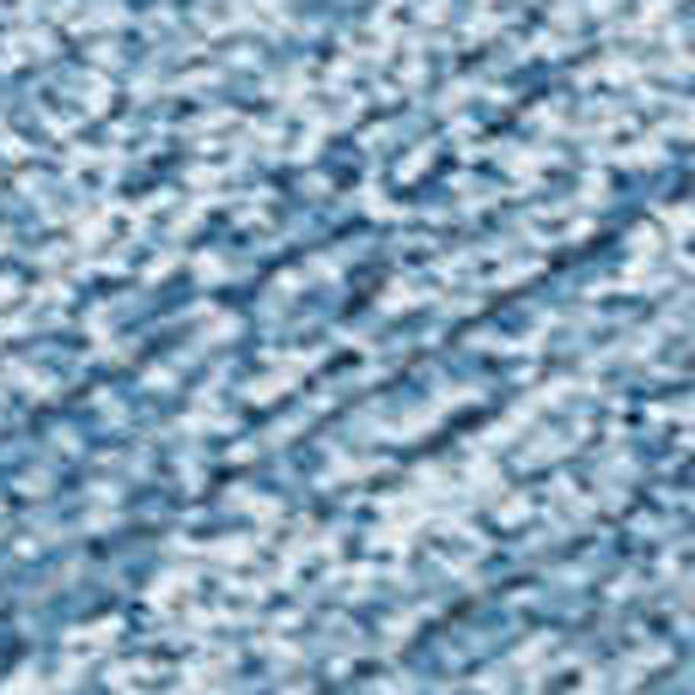 HomeRoots Geometric Polyester Area Rug Washable Indoor Outdoor Stain Resistant Modern Blue Teal Design 5' x 8' 725108