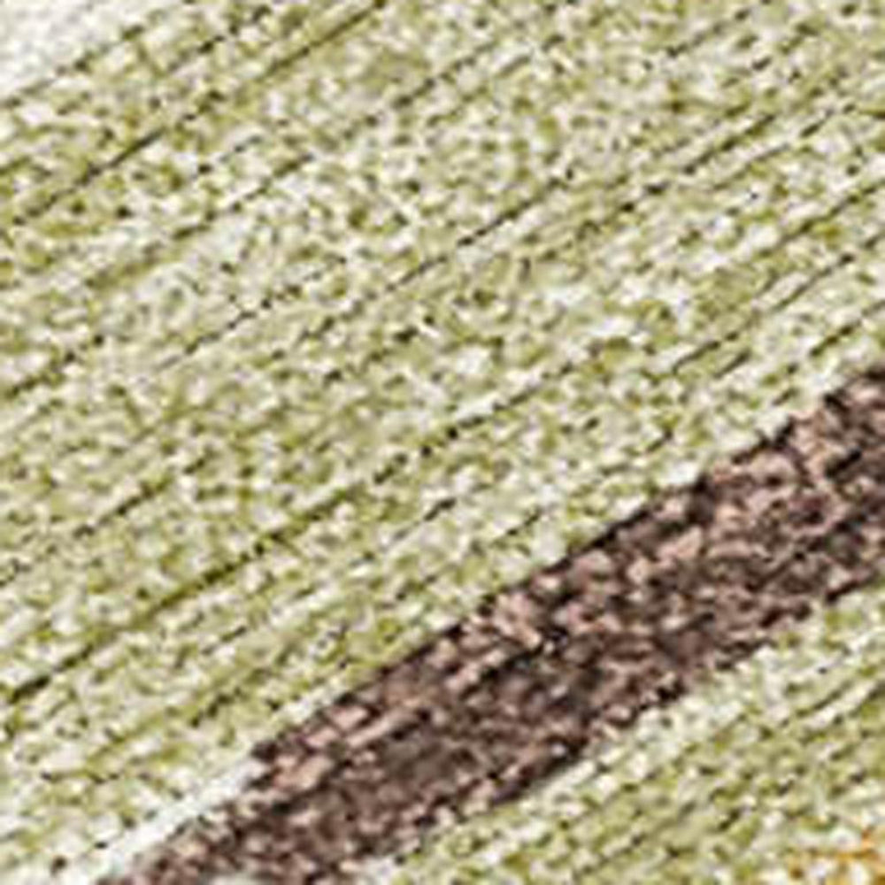HomeRoots Tribal Pattern Washable Polyester Area Rug for Indoor Outdoor Patios and Living Rooms 5' x 8' 725405