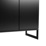 Lexington 59.72 Bookcase in Black 72552 Manhattan Comfort