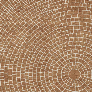 Geometric Polyester Area Rug Washable Stain Resistant Indoor Outdoor Patio Living Room Use