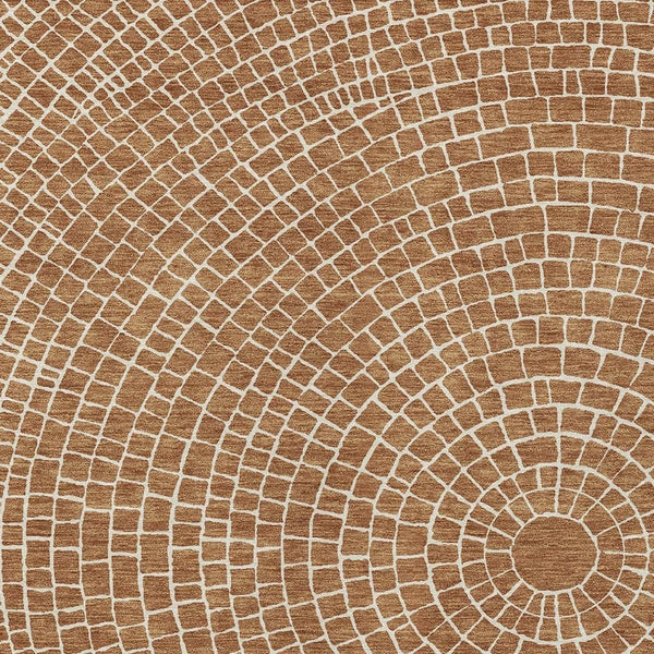 Geometric Polyester Area Rug Washable Stain Resistant Indoor Outdoor Patio Living Room Use