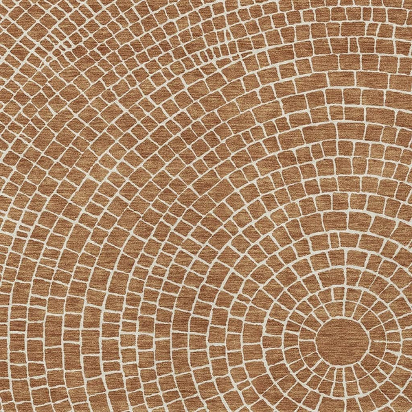 Geometric Polyester Area Rug Washable Stain Resistant Indoor Outdoor Patio Living Room Use