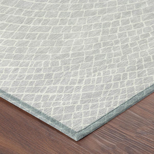 Geometric Polyester Area Rug Washable Stain Resistant for Indoor Outdoor Patio Living Room