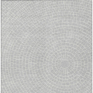Geometric Polyester Area Rug Washable Stain Resistant for Indoor Outdoor Patio Living Room