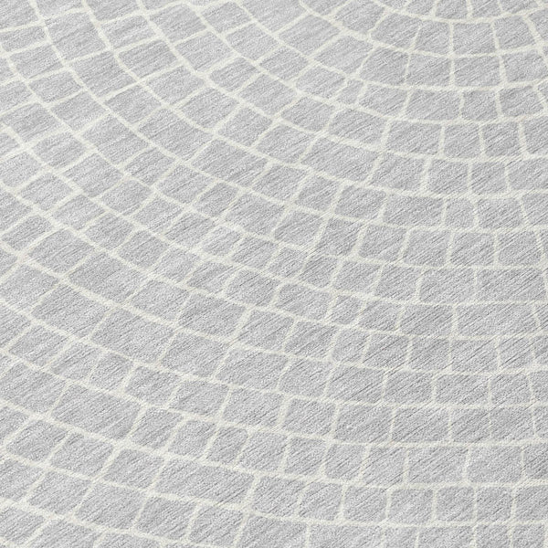 Geometric Polyester Area Rug Washable Stain Resistant for Indoor Outdoor Patio Living Room