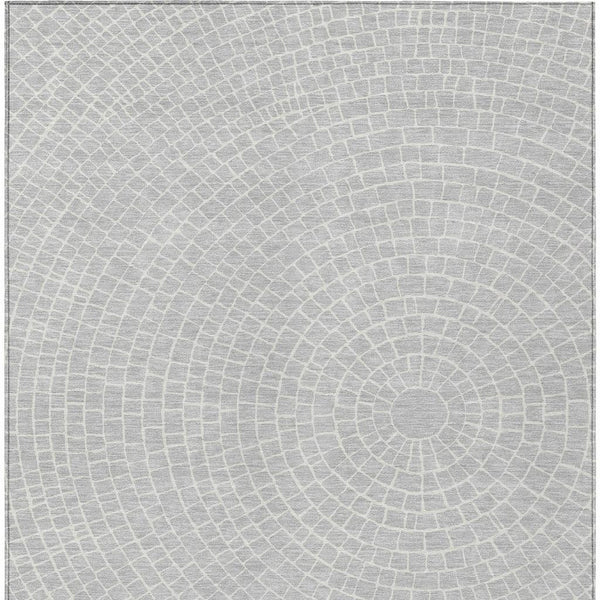 Geometric Polyester Area Rug Washable Stain Resistant for Indoor Outdoor Patio Living Room