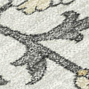 Floral Medallion Washable Polyester Area Rug Low Pile Indoor Outdoor Teal Ivory Patio