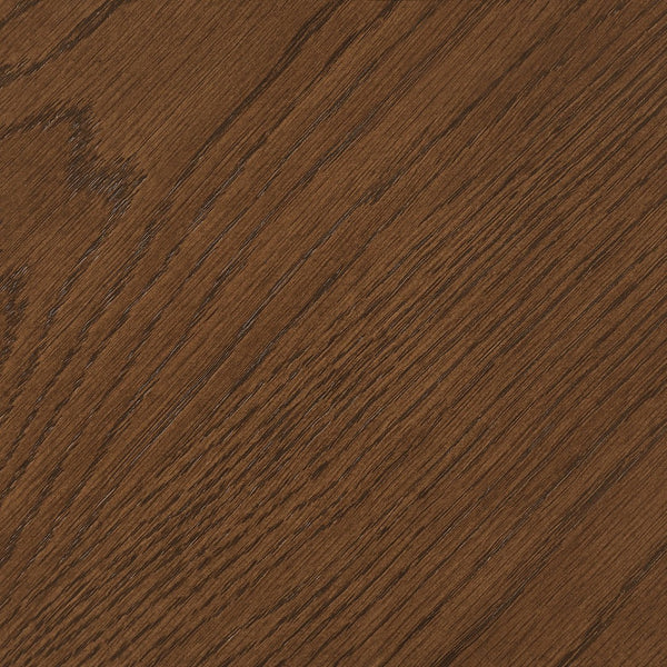 Meridian Furniture Belinda Oak Veneer Extendable Dining Table with Fluted Pedestal Base for Elegant Rooms Brown 90" / 106.5" / 123" 725Brown-T