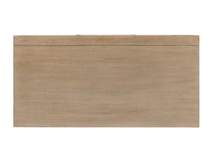 Lexington Foster Contemporary Chest With 7 Drawers, Taupe-gray Finish & Elegant Metal Accents For Storage Shadow Mist  725-307