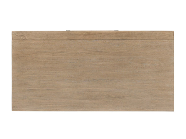 Lexington Foster Contemporary Chest With 7 Drawers, Taupe-gray Finish & Elegant Metal Accents For Storage Shadow Mist  725-307