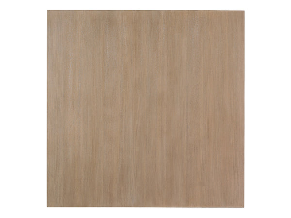 Lexington Tatum Square Cocktail Table - Contemporary Design With Gray Elm Top And Elegant Metal Accents Shadow Mist  725-947