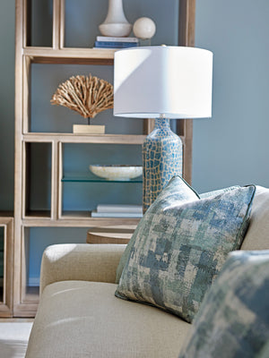 Lexington Windsor Open Bookcase - Contemporary Design With Adjustable Glass Shelves And Elegant Taupe Finish Shadow Mist  725-991