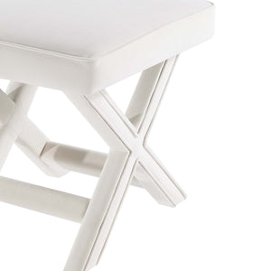 English Elm Abigail Velvet Accent Bench In Cream - Chic, Compact & Comfortable Seating For Any Room Decor B365P398205