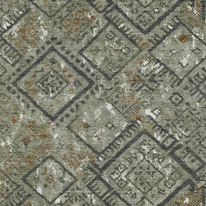 Geometric Polyester Area Rug Washable Indoor Outdoor for Patio Entryway Deck or Living Room