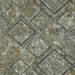 Geometric Polyester Area Rug Washable Indoor Outdoor for Patio Entryway Deck or Living Room