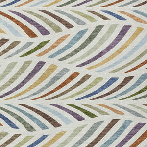 Washable Polyester Abstract Area Rug for Indoor Outdoor Patios and Living Room Decor Spaces