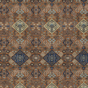 Geometric Polyester Area Rug Washable Indoor Outdoor for Patio Living Room or Entryway