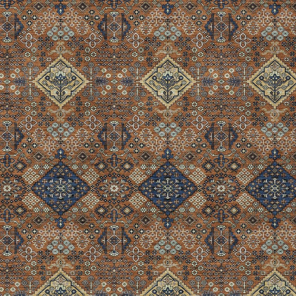 Geometric Polyester Area Rug Washable Indoor Outdoor for Patio Living Room or Entryway