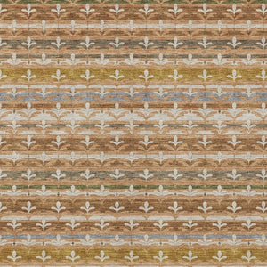 Damask Washable Polyester Indoor Outdoor Area Rug Classic Pattern for Patio and Living Spaces