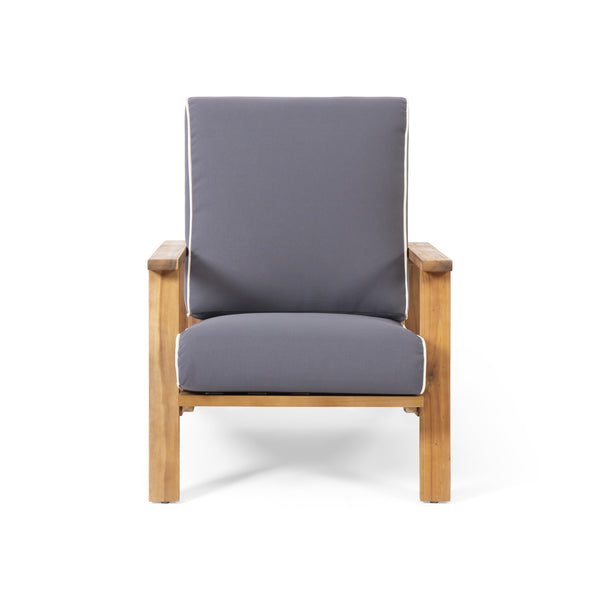 English Elm Christopher Knight Home® - PALOMA Modern Adirondack Club Chair with Acacia Wood Frame, Water-Resistant Cushions for Patio ComfortPALOMA Modern Adirondack Club Chair with Acacia Wood Frame and Water-Resistant Cushions for Patio Comfort DARK GREY 67045.00DGRY