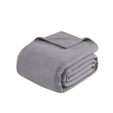 True North by Sleep Philosophy Microfleece Casual Blanket TN51-0550 Grey