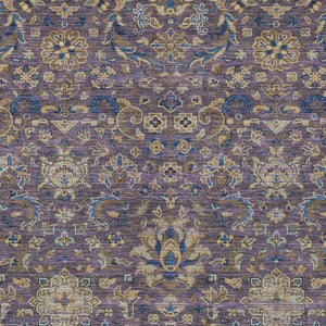 Floral Medallion Washable Polyester Area Rug Uv Resistant for Indoor Outdoor Living Spaces