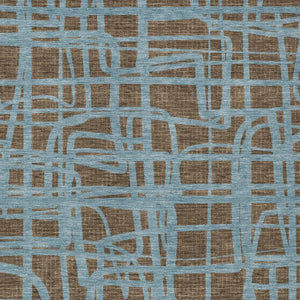 Abstract Washable Polyester Area Rug for Indoor Outdoor Living Spaces Patios and Entryways