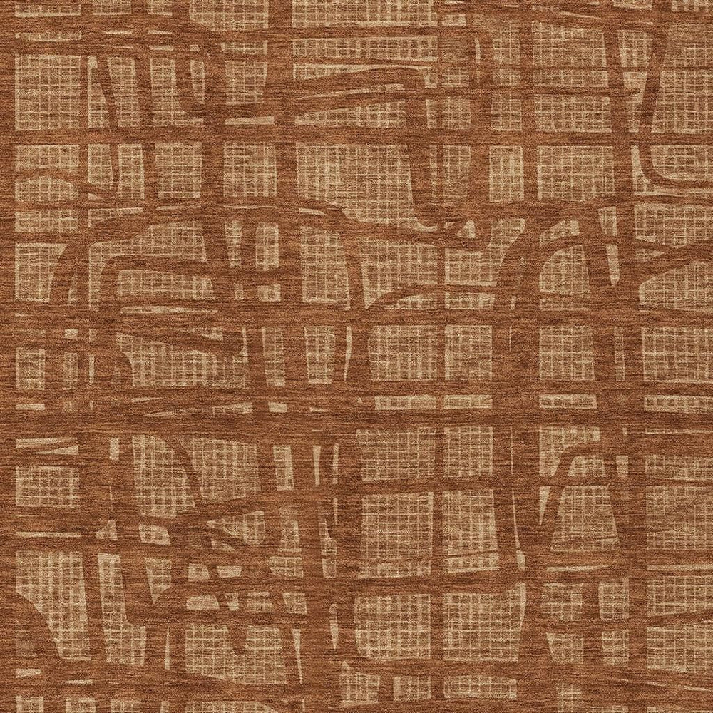 5x8 Abstract Polyester Area Rug Washable Indoor Outdoor Patio Entryway Accent