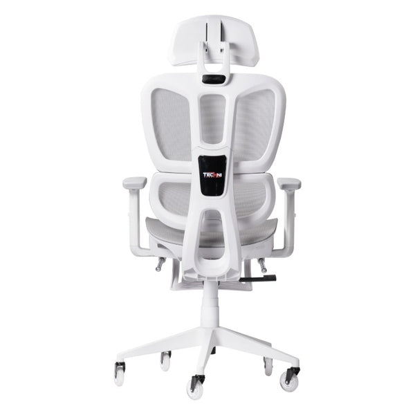 Ergonomic Swivel Gaming Chair with Adjustable Height Rolling Base and Built-in Footrest Support