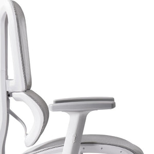 Ergonomic Swivel Gaming Chair with Adjustable Height Rolling Base and Built-in Footrest Support