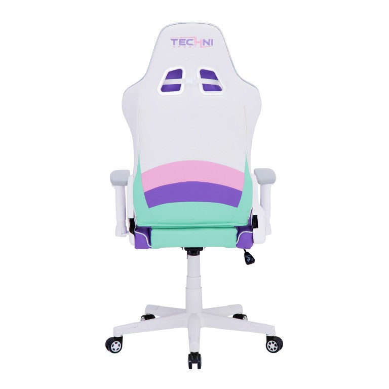 HomeRoots Baby Pink Ergonomic Swivel Desk Chair with Adjustable Height and Rolling Casters 727689