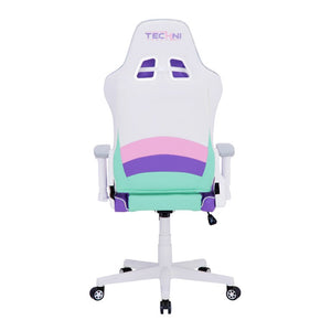 Baby Pink Ergonomic Swivel Desk Chair with Adjustable Height and Rolling Casters