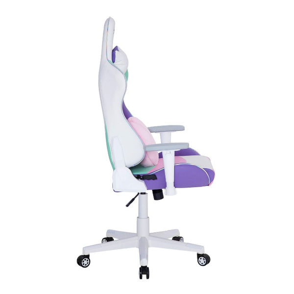 Baby Pink Ergonomic Swivel Desk Chair with Adjustable Height and Rolling Casters