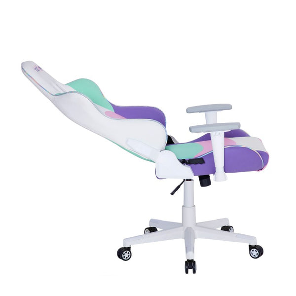 Baby Pink Ergonomic Swivel Desk Chair with Adjustable Height and Rolling Casters