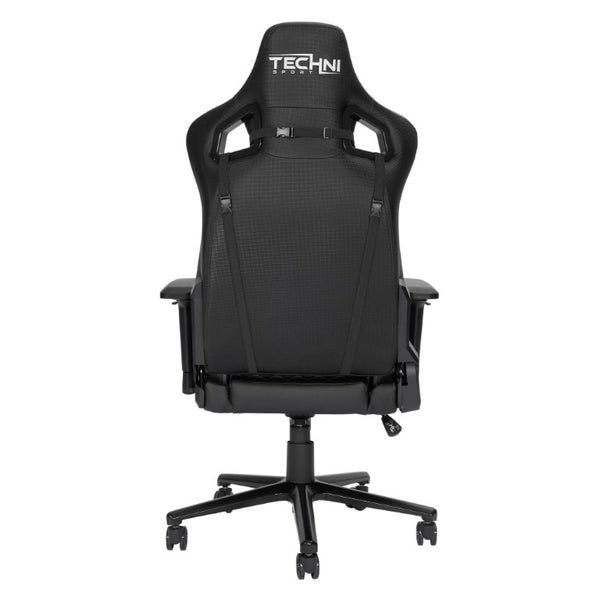 Black Ergonomic Swivel Office Gaming Chair with Rolling Casters and Height Adjustment
