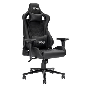 Black Ergonomic Swivel Office Gaming Chair with Rolling Casters and Height Adjustment