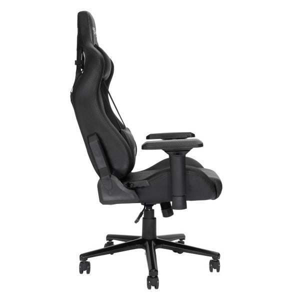 Black Ergonomic Swivel Office Gaming Chair with Rolling Casters and Height Adjustment