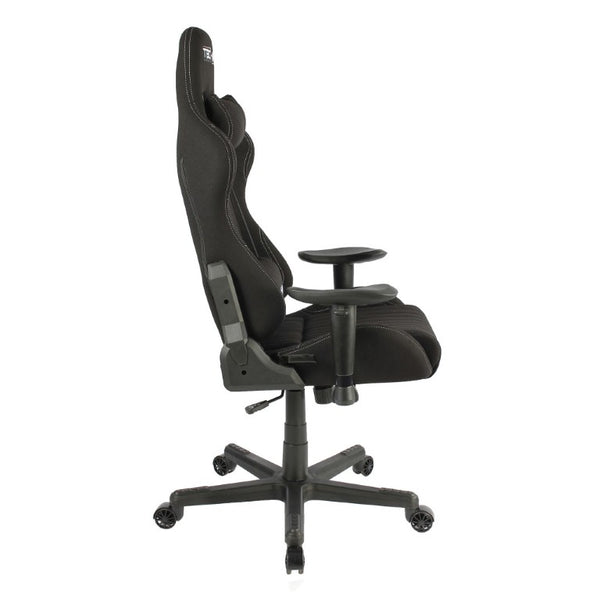 Black Ergonomic Rolling Swivel Chair with Adjustable Height for Gaming Setup