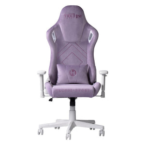 HomeRoots Purple Ergonomic Swivel Seat with Adjustable Height and Rolling Casters for Gamers 727697