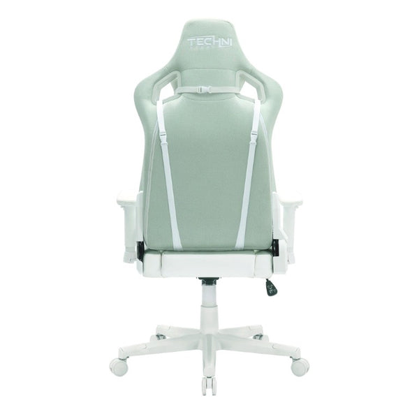 Mint Swivel Rolling Chair with Adjustable Height for Modern Gaming Setups