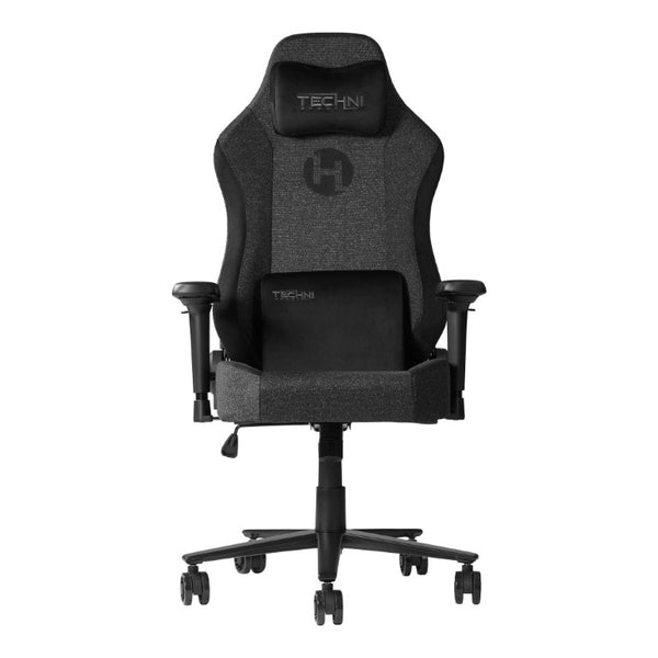 HomeRoots Black Ergonomic Swivel Gaming Chair with Adjustable Height and Rolling Casters 727702