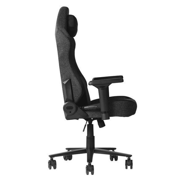 Black Ergonomic Swivel Gaming Chair with Adjustable Height and Rolling Casters