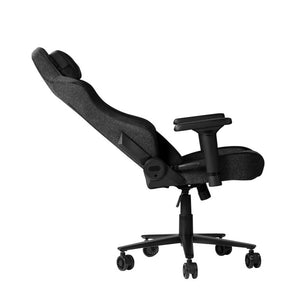 Black Ergonomic Swivel Gaming Chair with Adjustable Height and Rolling Casters