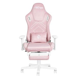 HomeRoots Pink Ergonomic Swivel Desk Chair with Adjustable Height for Study or Gaming 727707