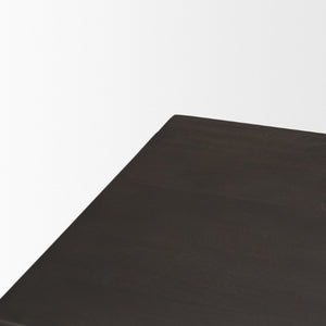 18 Inch Solid Wood Accent Cabinet Dual Door Storage for Living Room or Entryway