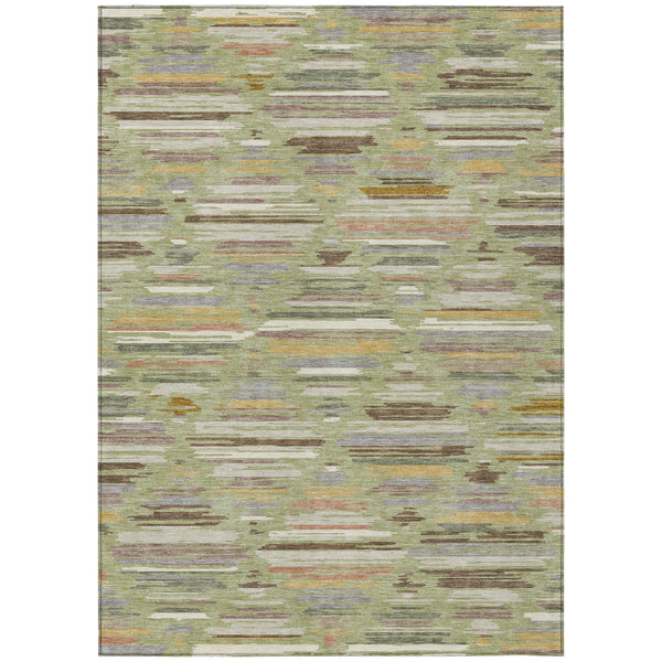 Southwestern Geometric Washable Polyester Area Rug for Indoor Outdoor Boho Patio Living Spaces