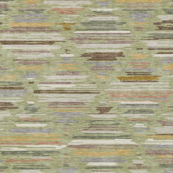 Southwestern Geometric Washable Polyester Area Rug for Indoor Outdoor Boho Patio Living Spaces
