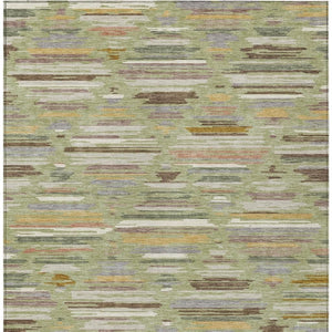 Southwestern Geometric Washable Polyester Area Rug for Indoor Outdoor Boho Patio Living Spaces