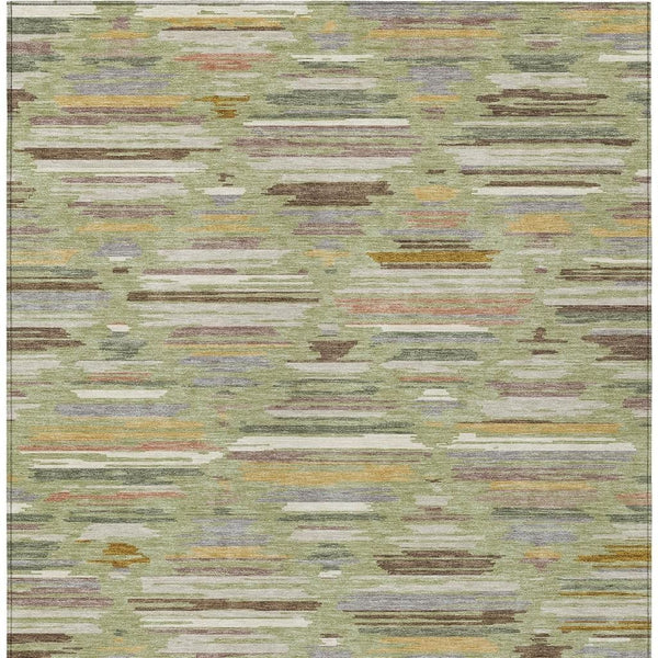Southwestern Geometric Washable Polyester Area Rug for Indoor Outdoor Boho Patio Living Spaces