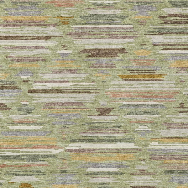 Southwestern Geometric Washable Polyester Area Rug for Indoor Outdoor Boho Patio Living Spaces